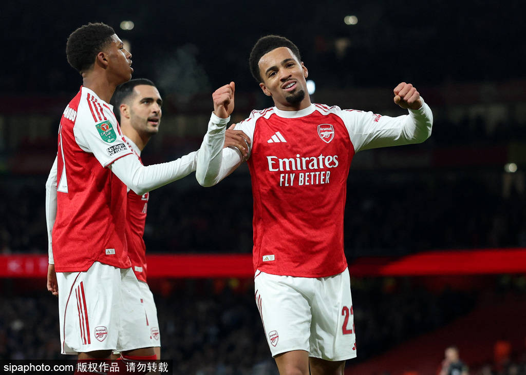 联赛杯-萨卡替补破门恩瓦内里建功 阿森纳2-0布莱顿